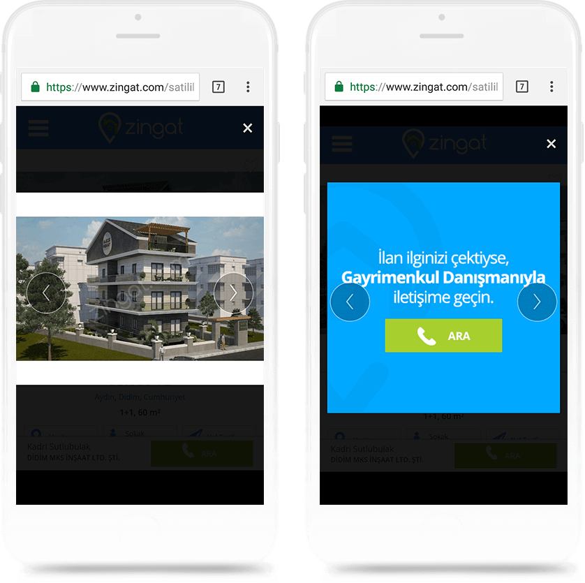 Zingat.com Mobil İlanlar Fotoğraf Galerisi