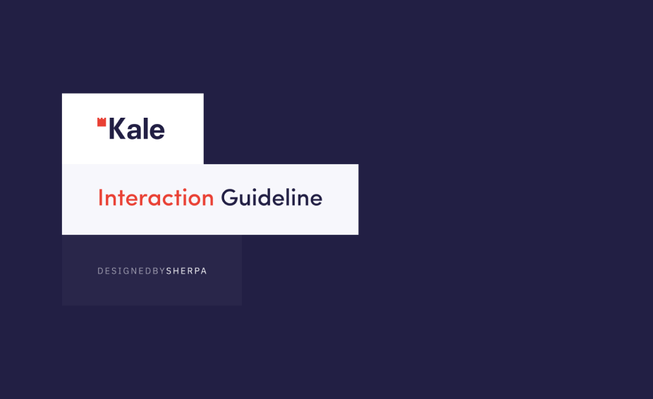 Kale Interaction Guideline